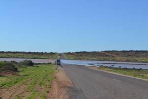 Lyndon River between Minilya and Coral Bay. About .5 metre deep