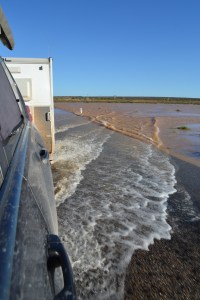 Lyndon River with caravan